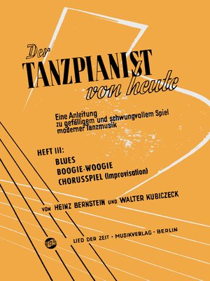 cover image of Der Tanzpianist von heute III